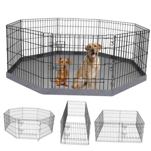 Petime foldable metal dog - metal,