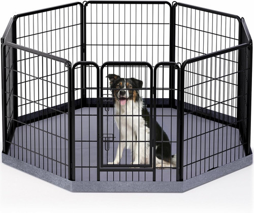 Dog playpen metal exercise - dog,