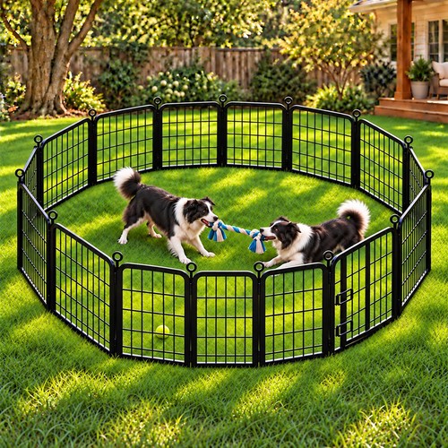Metal dog pen - dog, puppy