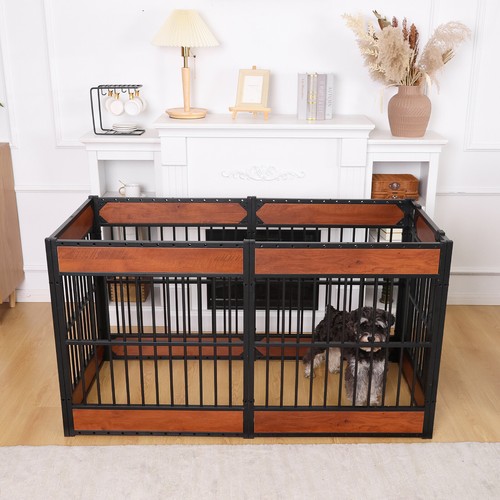 Adjustable dog playpen - 55"l,