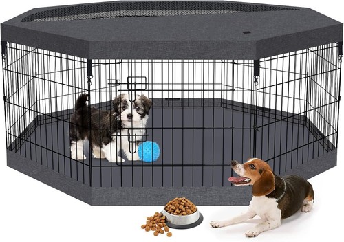 Foldable metal wire dog pen - wire,