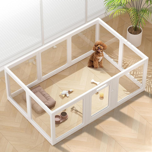 Clear acrylic dog - acrylic,