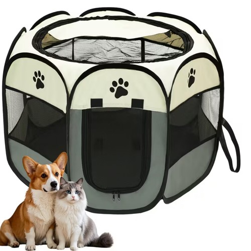 Portable pet playpen - portable, puppy