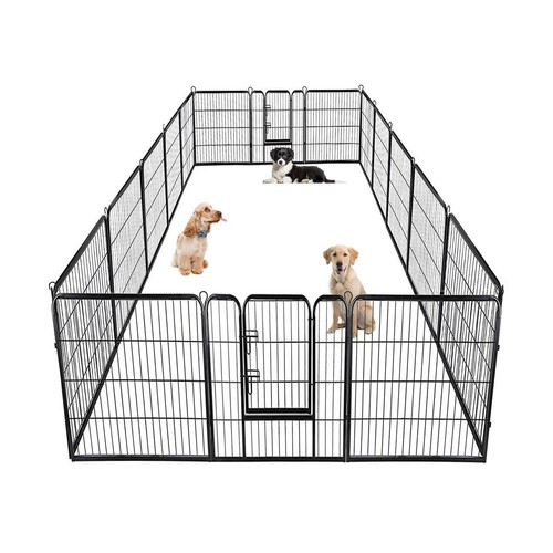 Dog playpen 40in panels - dog, 16