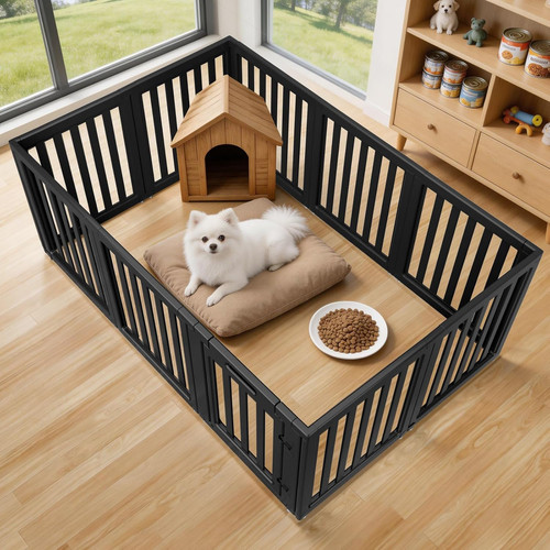 Dog playpen clear - dog, pen