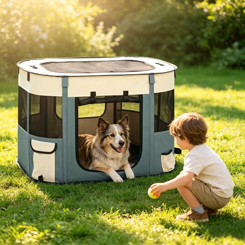 Folding pet dog - folding,