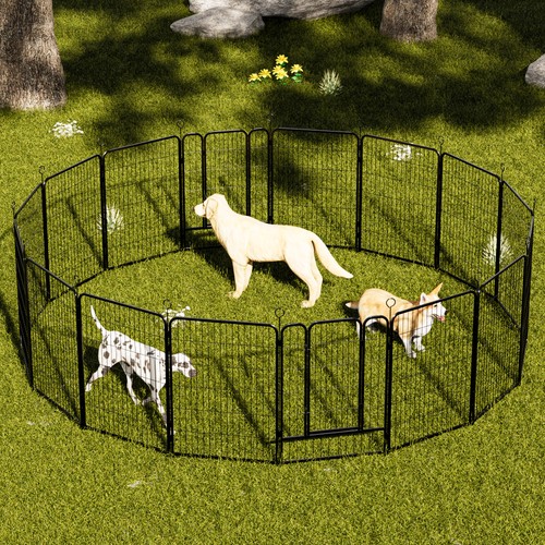 Dog playpen 16 panels - playpen,
