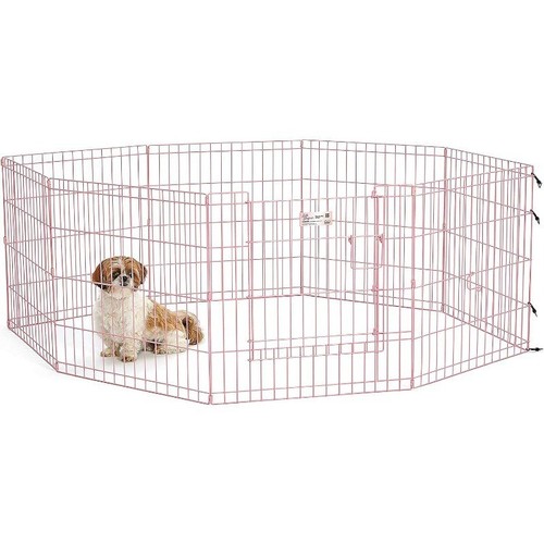 Pets folding metal puppy dog - folding,
